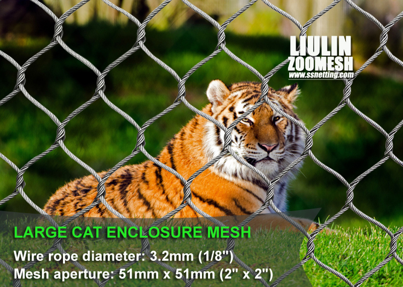 Large cat enclosure mesh
