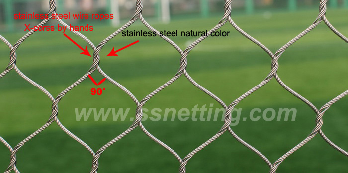 Factory directly Sale & Export Hand woven Stainless steel zoo netting 