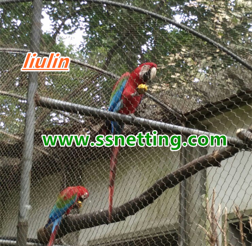 parrot cage netting, parrot fence, parrot enclosure, parrot exhibit construction parrot cage netting, parrot fence, parrot enclosure, parrot exhibit construction