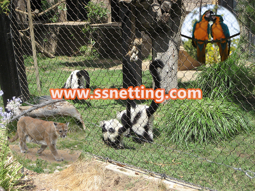 Animal fence - Stainless steel animal fence mesh - Zoo fence netting Animal fence - Stainless steel animal fence mesh - Zoo fence netting
