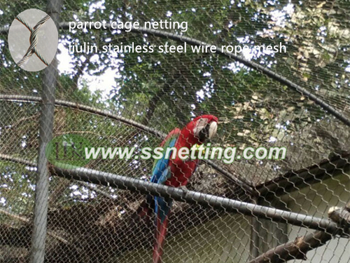 Budgerigar cage netting, parrot fence netting, parrot cage mesh, stainless steel parrot cage fence mesh 