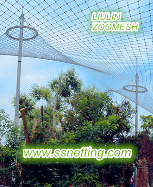 Zoos or parks Large outdoor animal cage enclosure designing and constructing