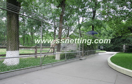 animal cage fence, zoo enclosure fence, zoo animal fence net