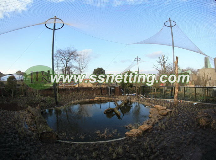 Large outdoor cage netting, animal cage fence, zoo animal enclosure