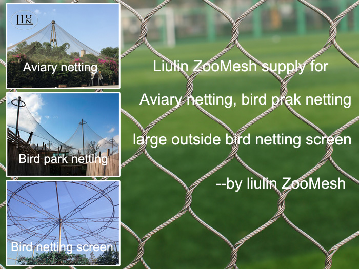 Stainless steel Zoo meshes products will give zoo animals a long time home safety fence