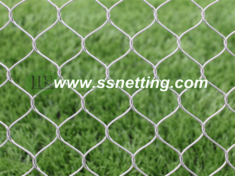 Stainless steel special protective mesh, zoo safe fence mesh, stainless steel isolation netting