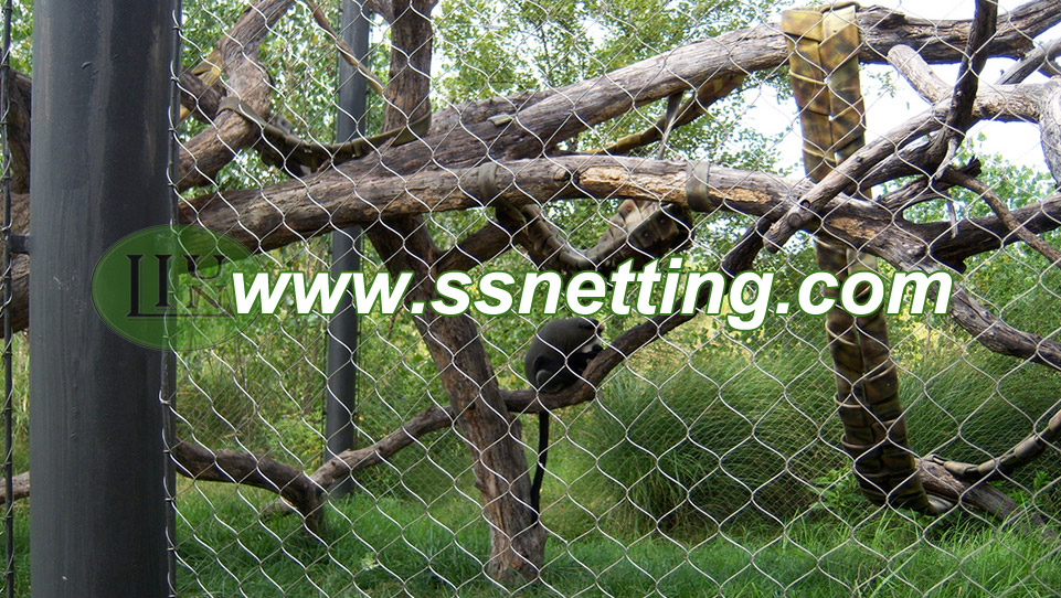 Stainless steel wire rope for animal protection