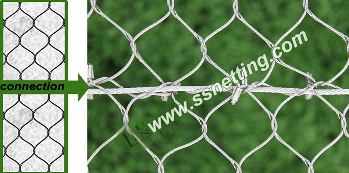 zoo mesh connection, zoo netting jiont