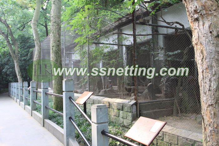 7 x 7 group wire rope netting mesh for zoological gardens