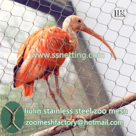 Zoo mesh for sale, zoo cage fence mesh, zoo netting suppliers, zoo mesh for aviary netting
