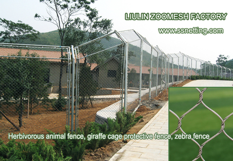 Herbivorous animal fence, giraffe cage protective fence, zebra fence.jpg