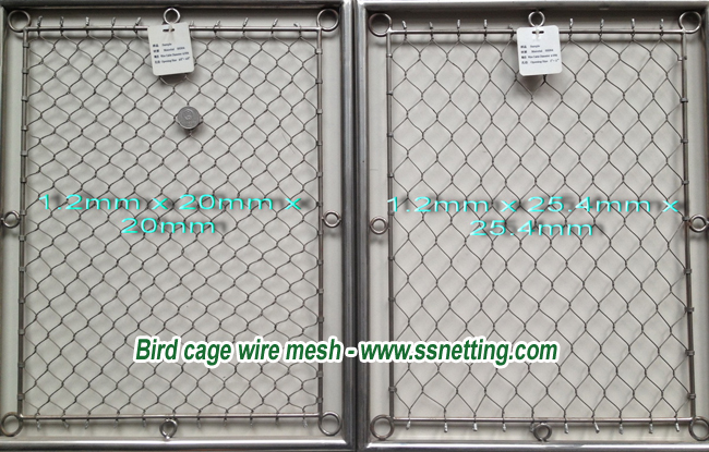 Bird cage wire mesh