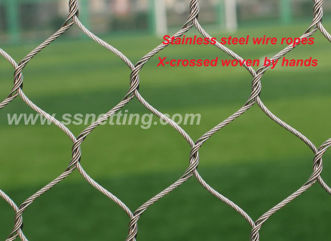 High quality stainless steel zoo mesh for zoo cages fence