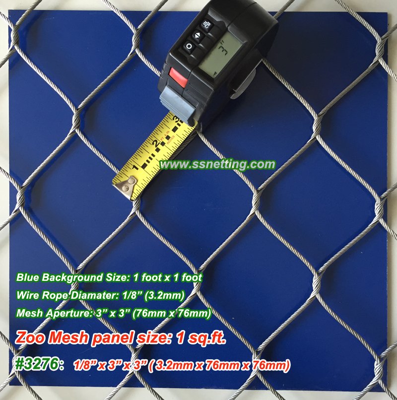 stainless steel wire rope mesh-3276-800