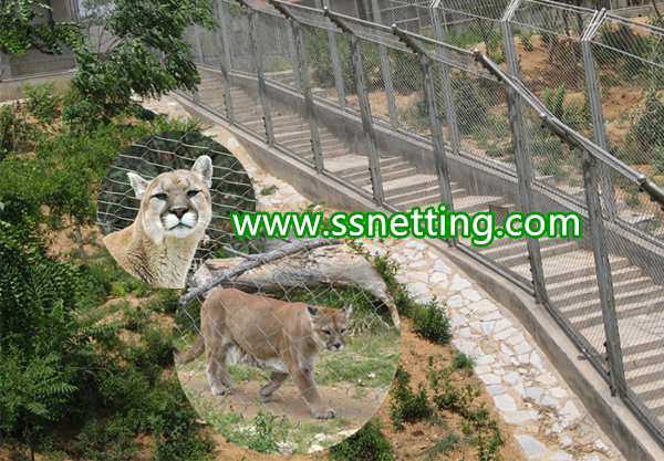 lion enclosure net, lion fence mesh, lion cages fence