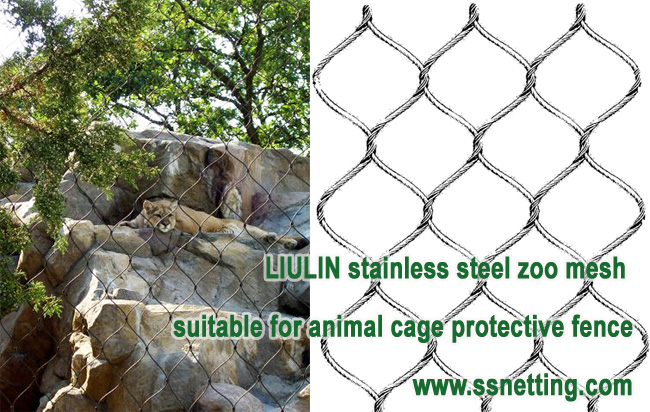 LIULIN stainless steel zoo mesh suitable for animal cage protective fence