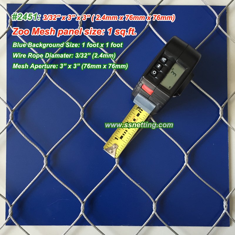 stainless steel wire rope mesh-2476-800