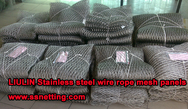 Stainless steel wire rope mesh new order