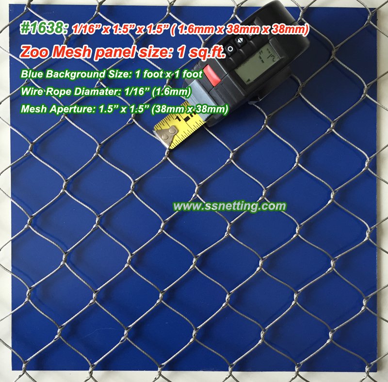 stainless steel wire rope mesh-1638-800