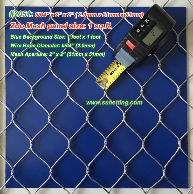 stainless steel wire rope mesh-2051-800