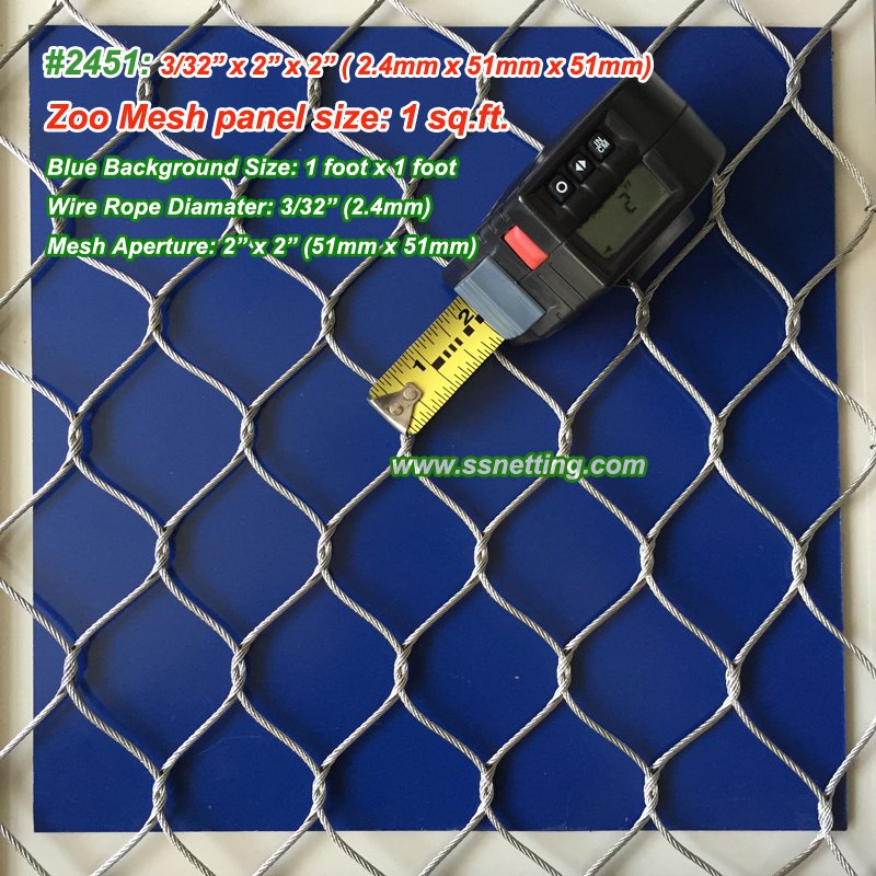 stainless steel wire rope mesh-2451-800