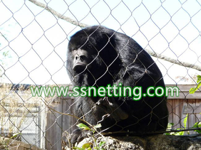 chimpanzee enclosure fence netting mesh, chimpanzee enclosures mesh, chimpanzee fence, chimpanzee cages