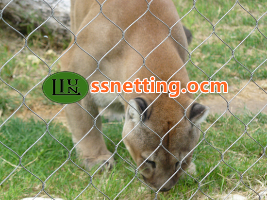 lion cage fence, lion fence mesh, lion enclosure netting for sale