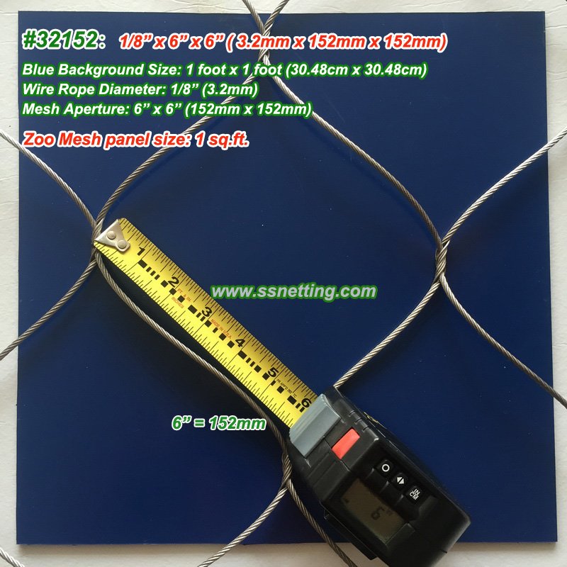 stainless steel wire rope mesh 32152