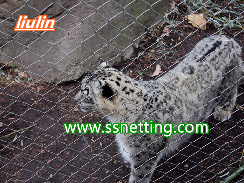 stainless steel leopard netting, leopard enclosure mesh