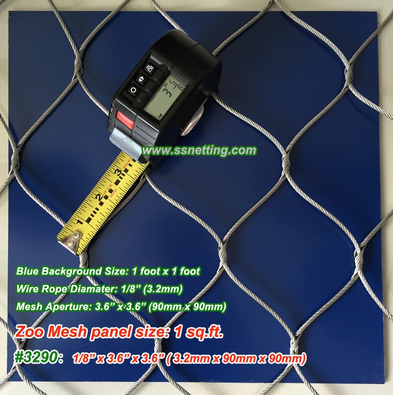 stainless steel wire rope mesh-3290-800