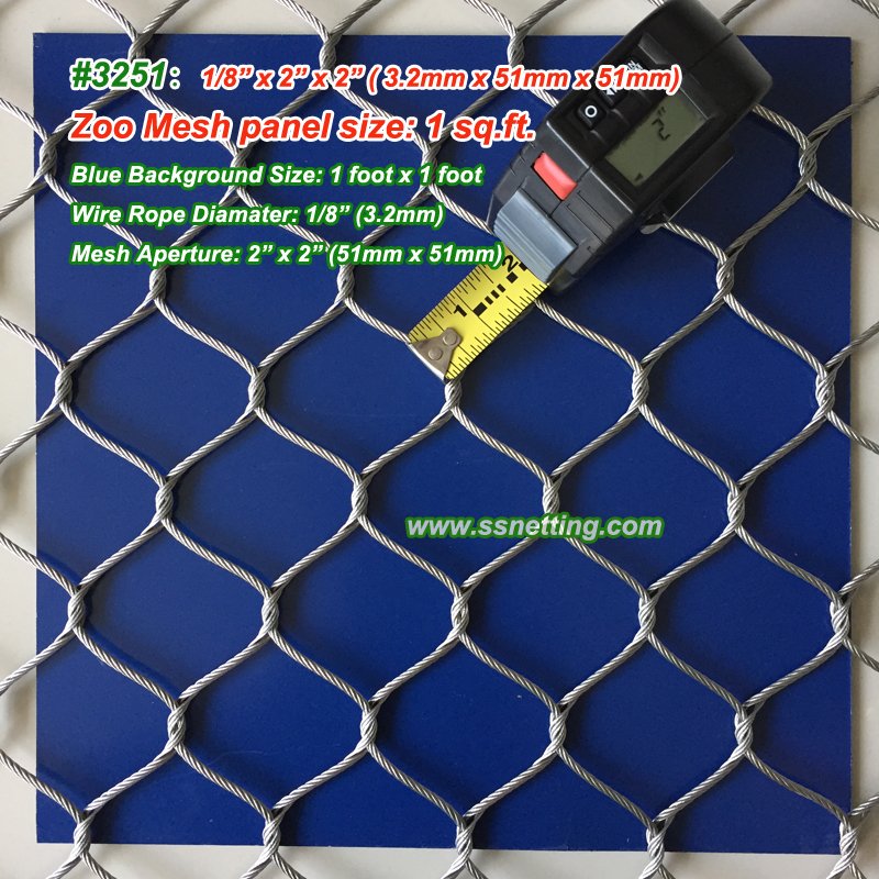 stainless steel wire rope mesh-3251-800