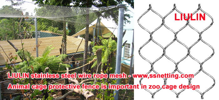 Animal cage protective fence is important in zoo cage design