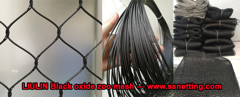LIULIN Black oxide zoo mesh --- www.ssnetting.com
