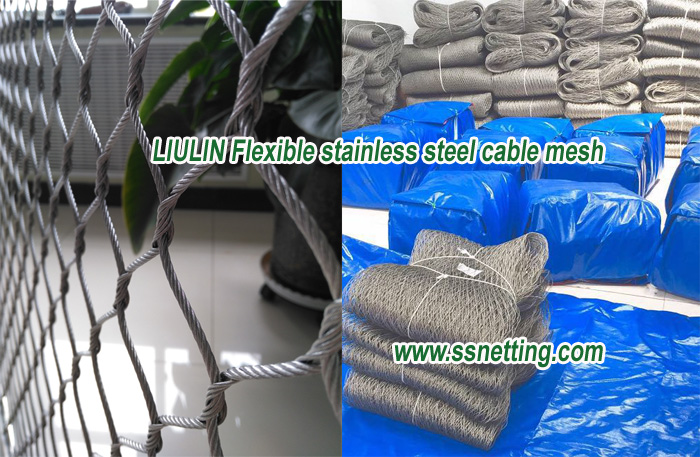 LIULIN Flexible stainless steel cable mesh