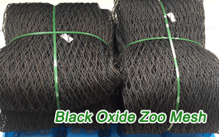 Black oxide zoo mesh