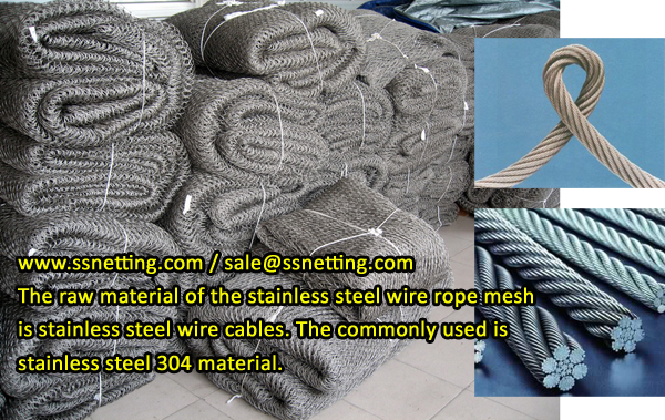 Does the stainless steel wire rope mesh will be absorbed by the magnet?