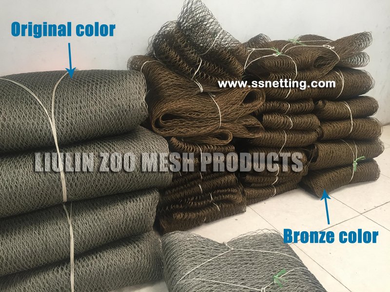 Stainless steel Zoo mesh with bronze color.jpg