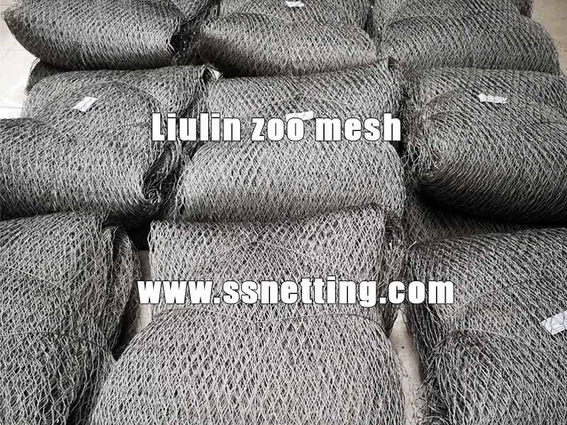 Stainless steel cable mesh manufacturer deliver the mesh order to the USA