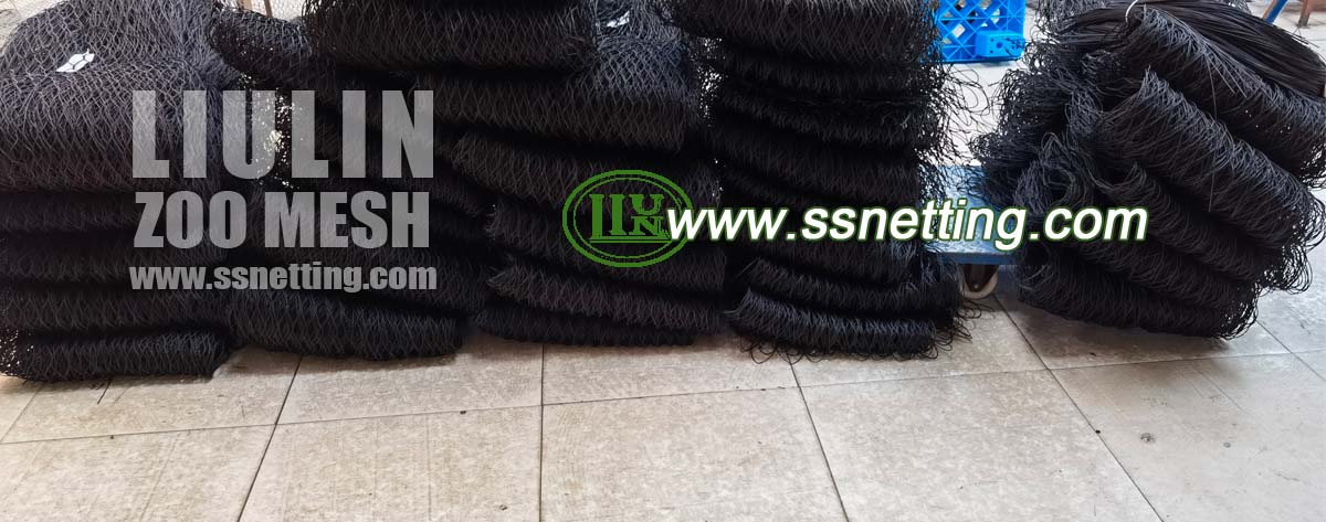 black oxide wire cable woven mesh