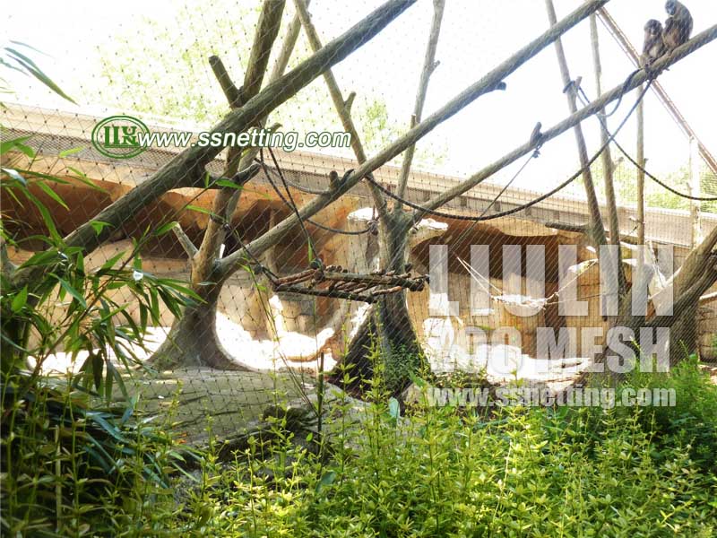 wire rope mesh ferrule mesh drill enclosure